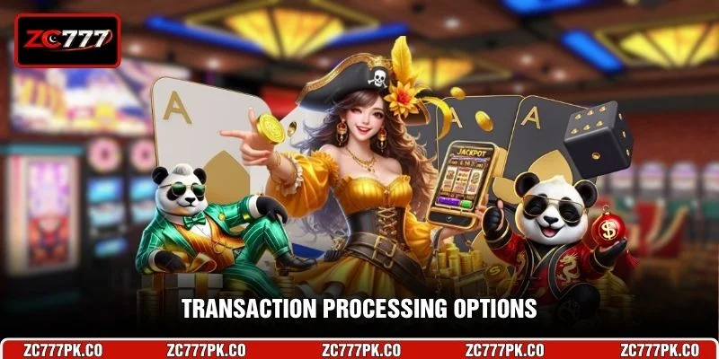 Transaction processing options