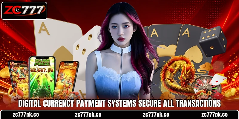 Digital currency payment systems secure all transactions
