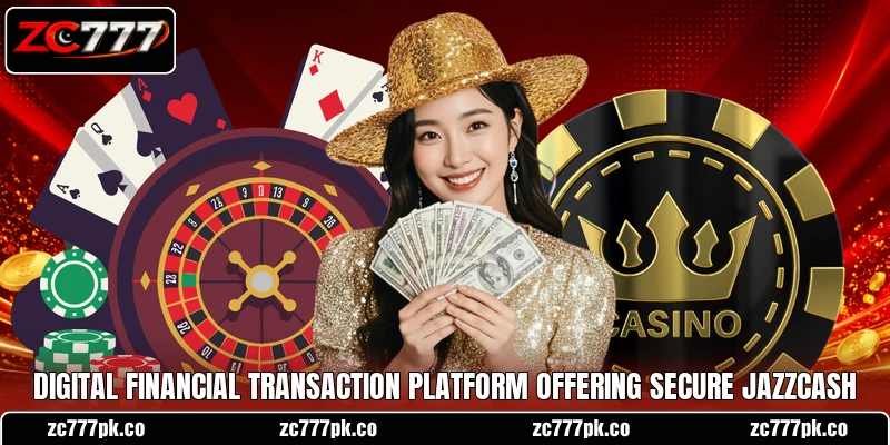 Digital financial transaction platform offering secure JazzCash