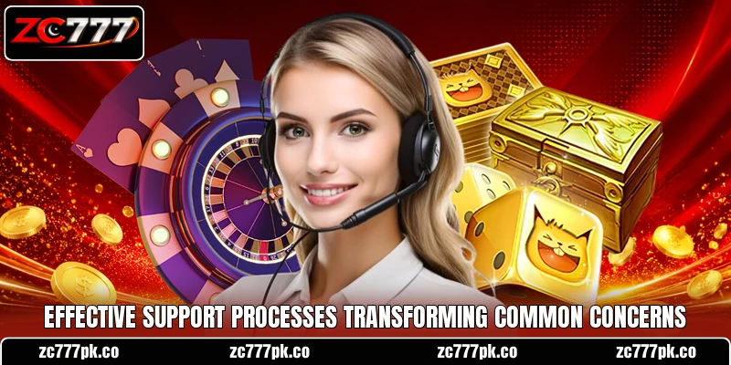 Effective support processes transforming common concerns