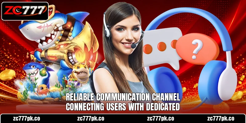 Reliable communication channel connecting users with dedicated
