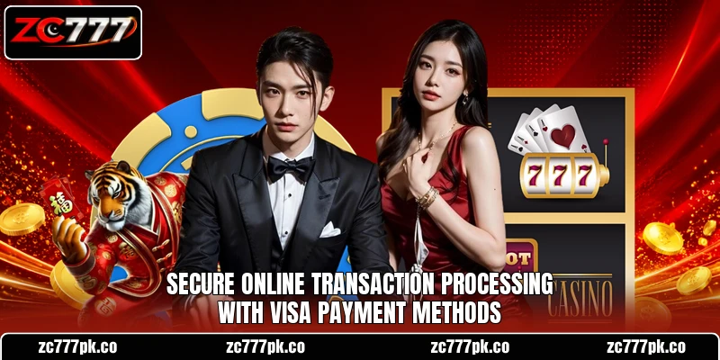 Secure online transaction processing with Visa payment methods