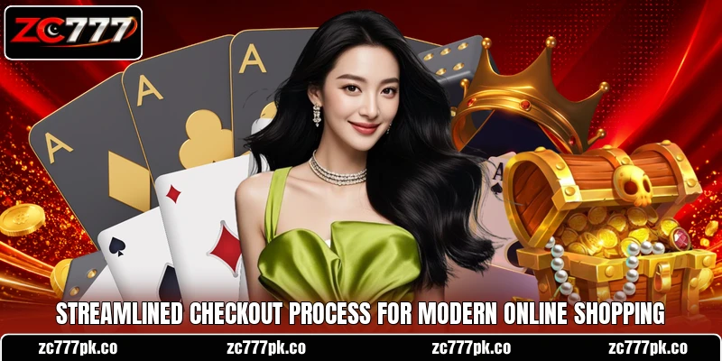 Streamlined checkout process for modern online shopping